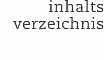 inhalts verzeichnis